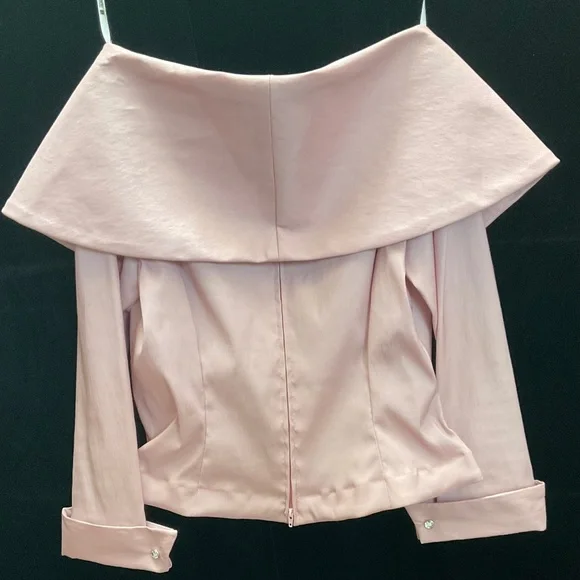 Tadashi Dusty Rose designer blouse - Picture 11 of 14